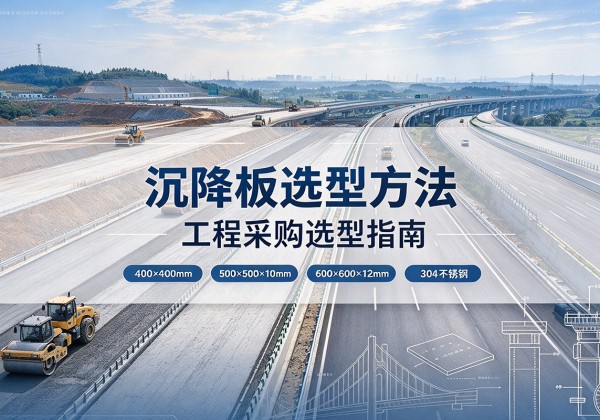 前锋沉降板选择方法